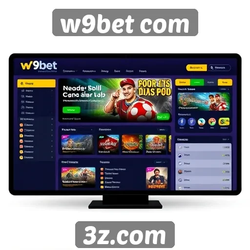 A variedade de jogos disponíveis no w9bet